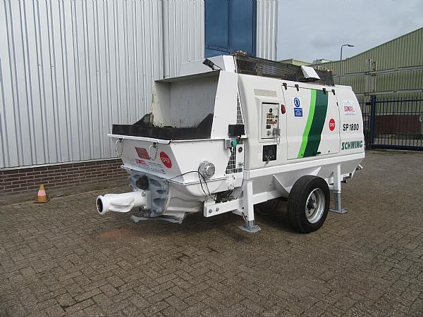 2014 SCHWING BP 1800 D -129 KW static pump - Stacionarna pumpa za beton: slika 3 2014 SCHWING BP 1800 D -129 KW static pump - Stacionarna pumpa za beton: slika 3