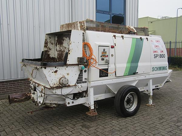 2015 SCHWING SP 1800 D 129KW - Stacionarna pumpa za beton: slika 2 2015 SCHWING SP 1800 D 129KW - Stacionarna pumpa za beton: slika 2