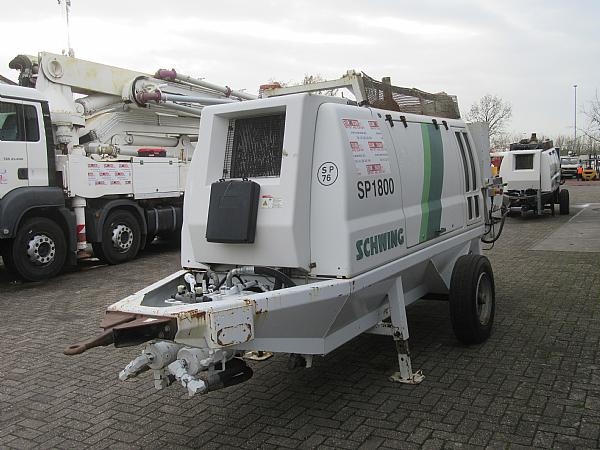 2015 SP 1800 D4 125 KW trailer static pump - Stacionarna pumpa za beton: slika 3 2015 SP 1800 D4 125 KW trailer static pump - Stacionarna pumpa za beton: slika 3