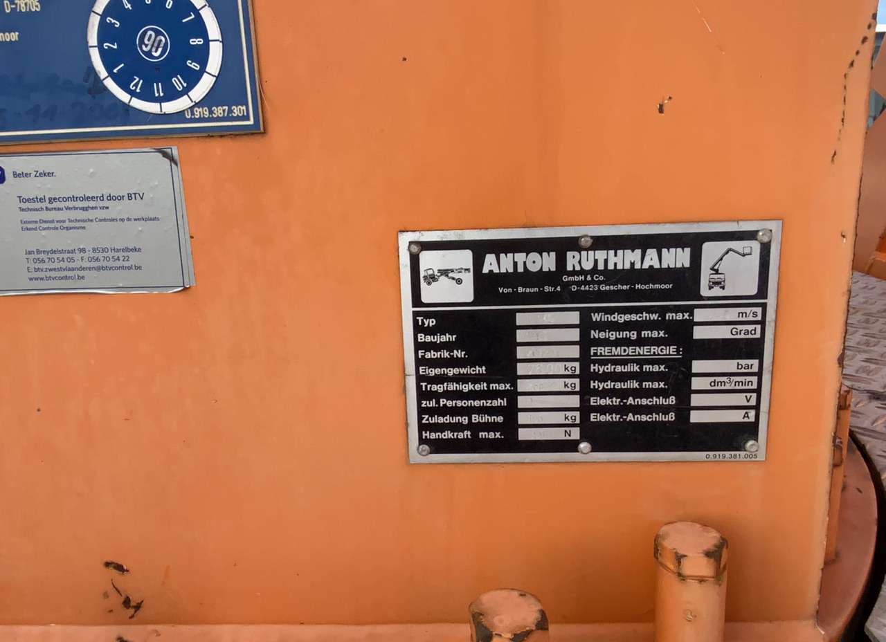 Vazdušna platforma montirana na kamion Mercedes-Benz 1117: slika 8 Vazdušna platforma montirana na kamion Mercedes-Benz 1117: slika 8