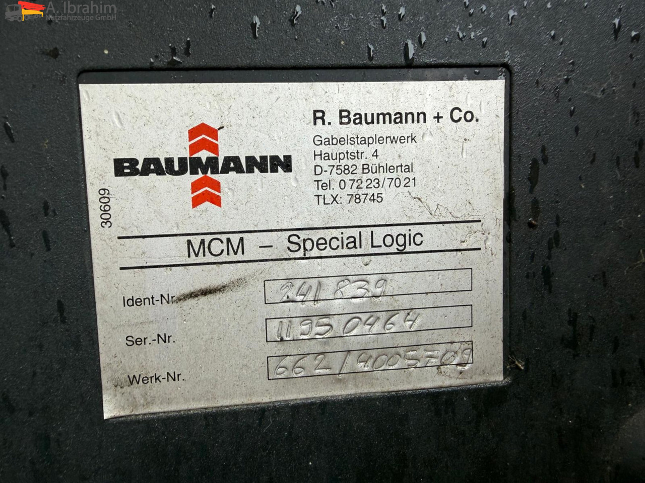 Baumann E 4S20/08 Elektrostapler | 2000 Kg Tragkraft | 80V Batterien - Bočni utovarivač: slika 5 Baumann E 4S20/08 Elektrostapler | 2000 Kg Tragkraft | 80V Batterien - Bočni utovarivač: slika 5