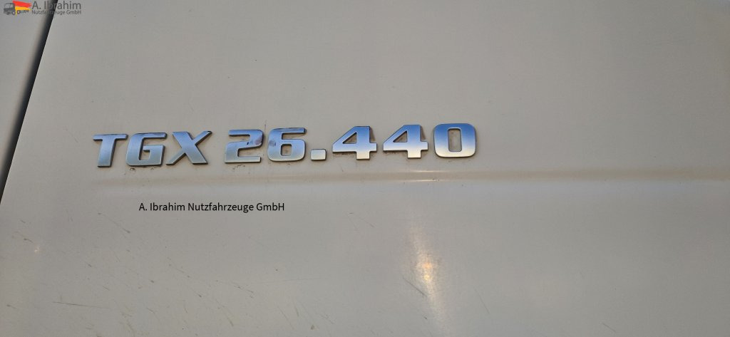 MAN 26.440 TGX, Chassis 7,80 m lang 4,85 m Radstand - Kamion sa golom šasijom i zatvorenom kabinom: slika 4 MAN 26.440 TGX, Chassis 7,80 m lang 4,85 m Radstand - Kamion sa golom šasijom i zatvorenom kabinom: slika 4