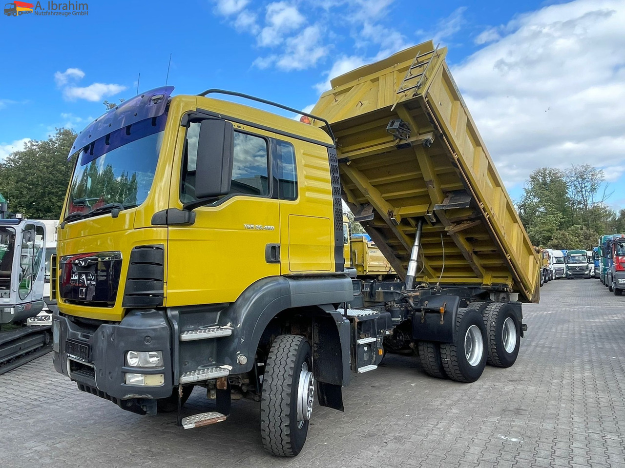 MAN TGS 26.480 Meiller 3 Seiten | 6x4 | Schalter | 3 Pedals | deutsches Fahrzeug - Istovarivač: slika 1 MAN TGS 26.480 Meiller 3 Seiten | 6x4 | Schalter | 3 Pedals | deutsches Fahrzeug - Istovarivač: slika 1