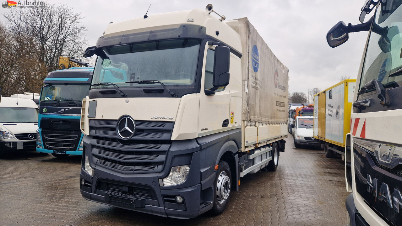 Mercedes-Benz 1845 Retarder Klima, Kühlschrank Edscha, Retarder, LBW, Zustand gut - Kamion sa ceradom: slika 1 Mercedes-Benz 1845 Retarder Klima, Kühlschrank Edscha, Retarder, LBW, Zustand gut - Kamion sa ceradom: slika 1