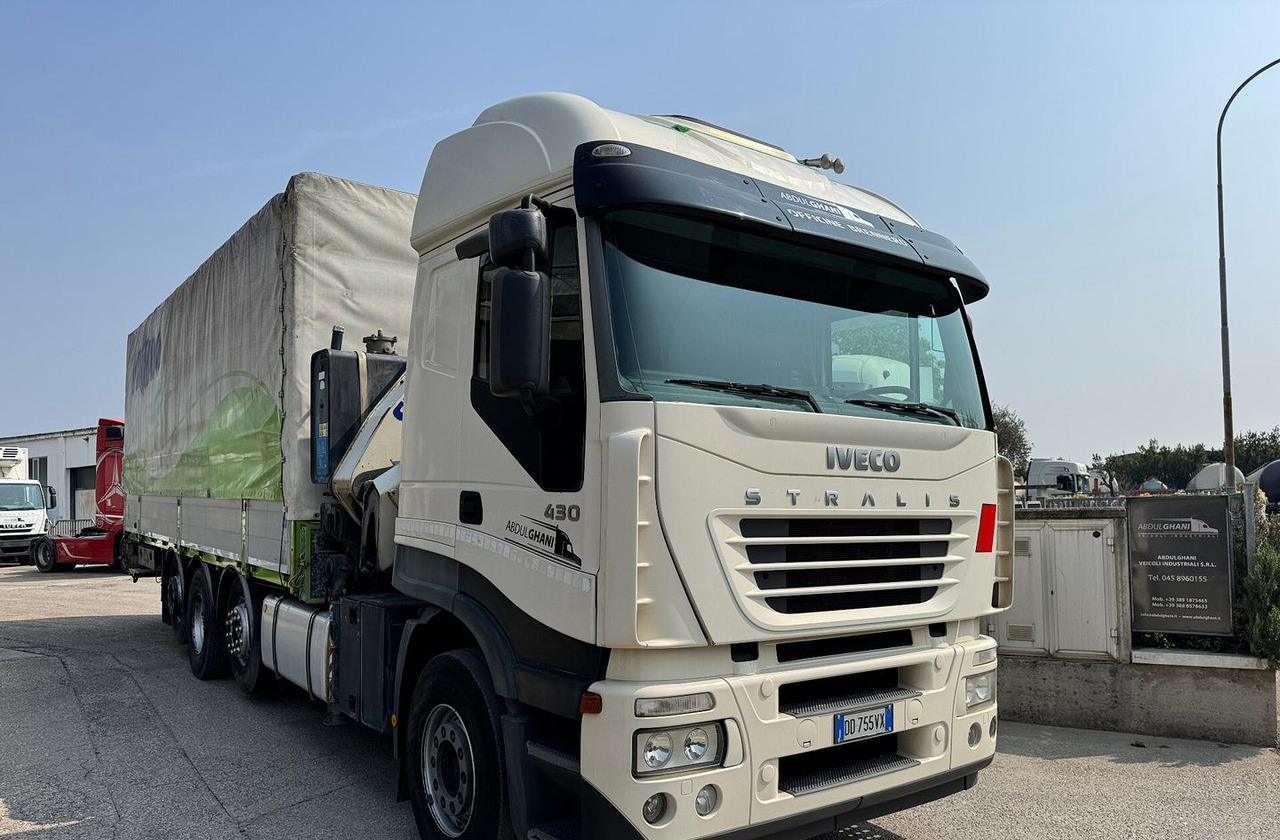 IVECO 430 - 4 ASSI STRADALE CON GRU - Kamion sa ceradom, Kamion sa dizalicom: slika 2 IVECO 430 - 4 ASSI STRADALE CON GRU - Kamion sa ceradom, Kamion sa dizalicom: slika 2