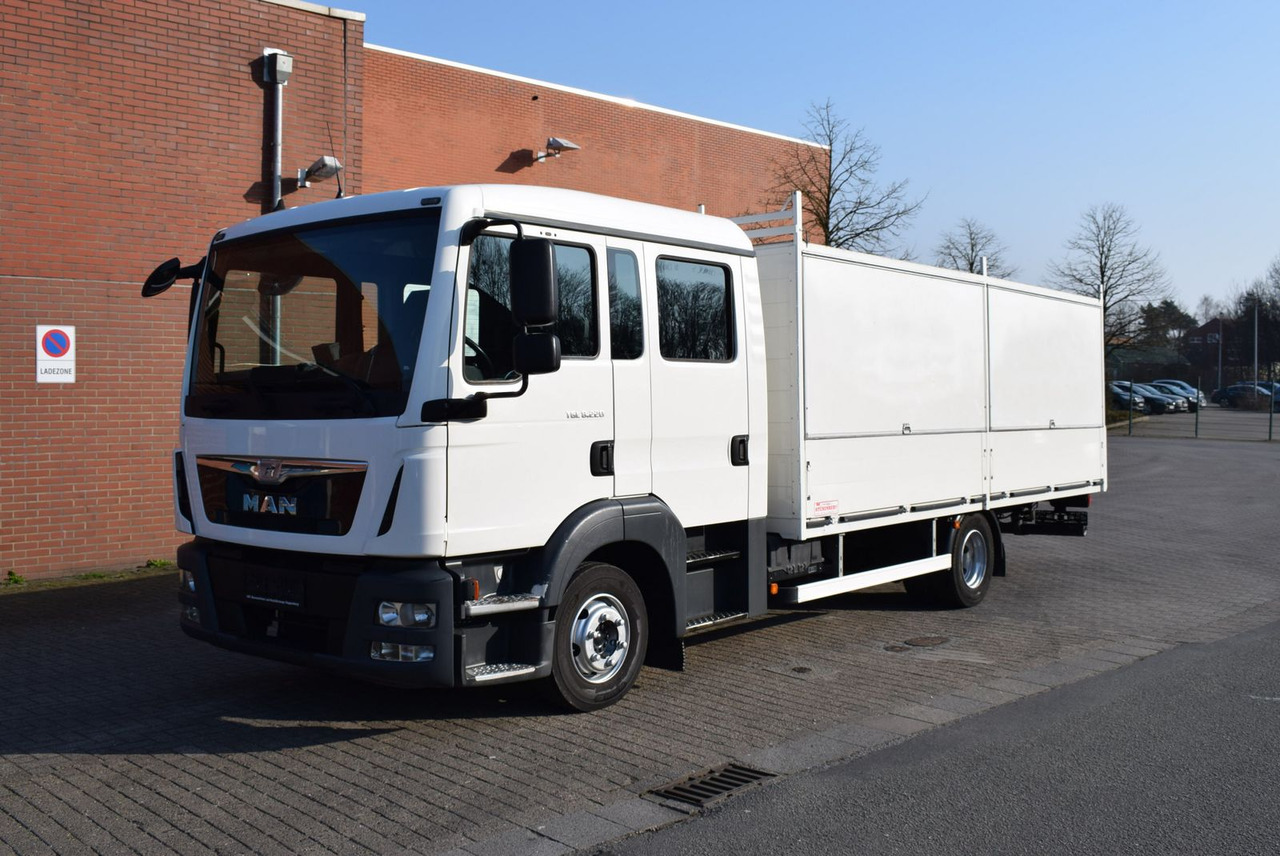 MAN TGL 8.220 DOKA 6-Sitzer 2X AHK Klima - Dostavno vozilo sa otvorenom sandukom, Dostavno vozilo sa duplom kabinom: slika 1 MAN TGL 8.220 DOKA 6-Sitzer 2X AHK Klima - Dostavno vozilo sa otvorenom sandukom, Dostavno vozilo sa duplom kabinom: slika 1