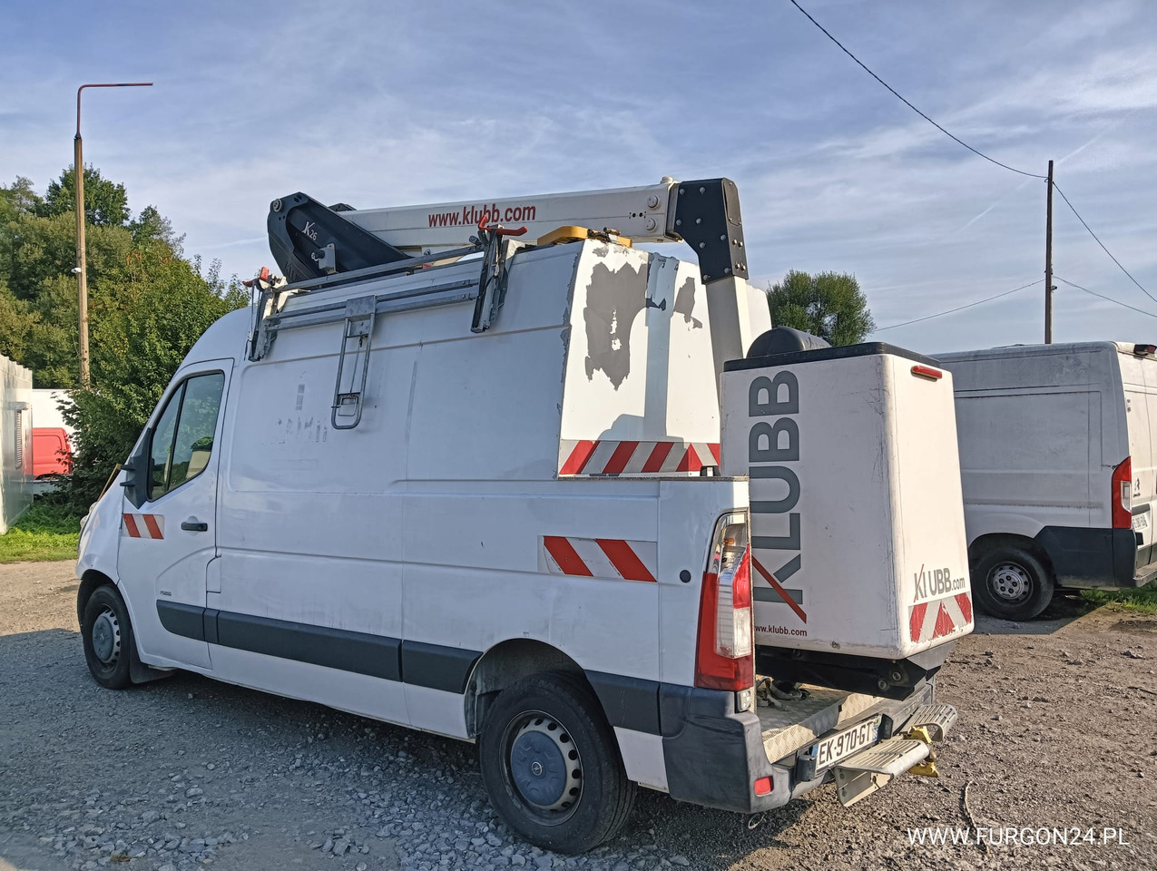 OPEL MOVANO L2H2 PODNOŚNIK KOSZOWY KLUBB K26 NR 804 - Vazdušna platforma montirana na kamion: slika 2 OPEL MOVANO L2H2 PODNOŚNIK KOSZOWY KLUBB K26 NR 804 - Vazdušna platforma montirana na kamion: slika 2