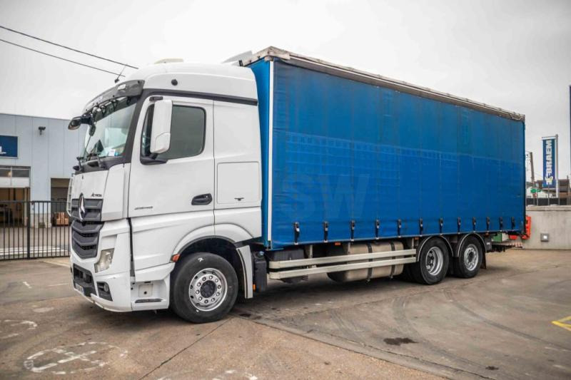 Mercedes ACTROS 2548-6X2+E6+VOITH-(+remorque: +5.000 € ) - Kamion sa ceradom: slika 1 Mercedes ACTROS 2548-6X2+E6+VOITH-(+remorque: +5.000 € ) - Kamion sa ceradom: slika 1