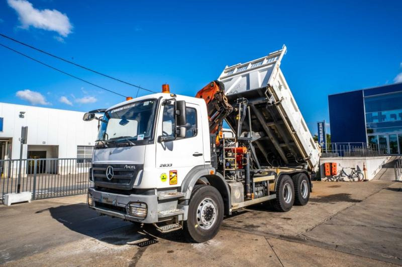 Mercedes AXOR 2633+BIBENNE+PALFINGER 18T/m /3XHydr. - Istovarivač, Kamion sa dizalicom: slika 1 Mercedes AXOR 2633+BIBENNE+PALFINGER 18T/m /3XHydr. - Istovarivač, Kamion sa dizalicom: slika 1