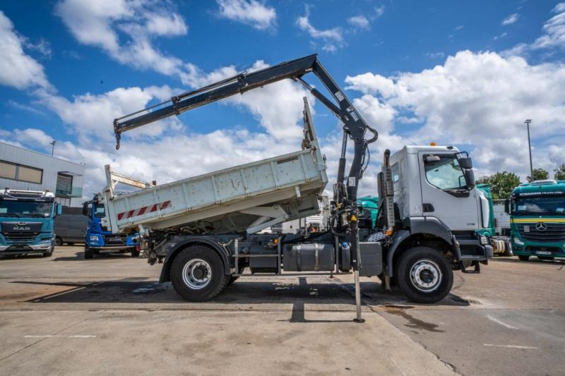 Renault KERAX 370 DXI + TRI BENNE+HIAB 16t/m + 2 EXT - Istovarivač, Kamion sa dizalicom: slika 3 Renault KERAX 370 DXI + TRI BENNE+HIAB 16t/m + 2 EXT - Istovarivač, Kamion sa dizalicom: slika 3
