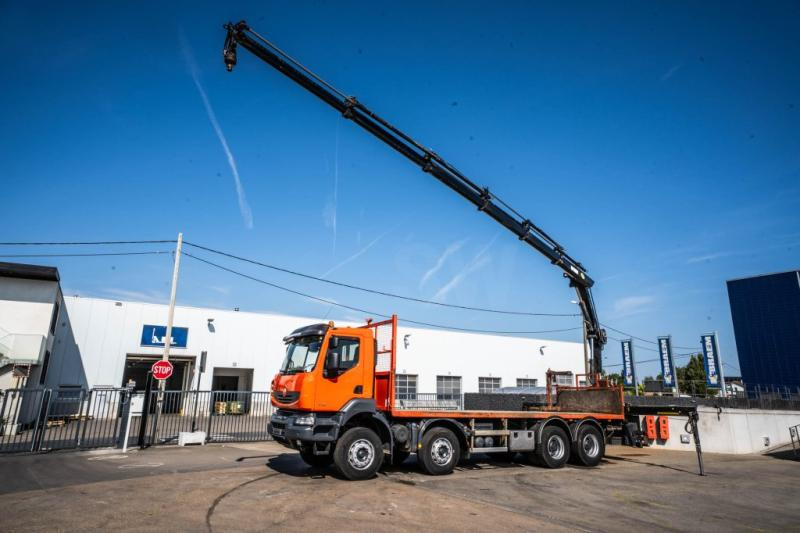Renault KERAX 430 DXI+ HIAB 16 T/m + 5 EXT - Kamion sa tovarnim sandukom, Kamion sa dizalicom: slika 1 Renault KERAX 430 DXI+ HIAB 16 T/m + 5 EXT - Kamion sa tovarnim sandukom, Kamion sa dizalicom: slika 1