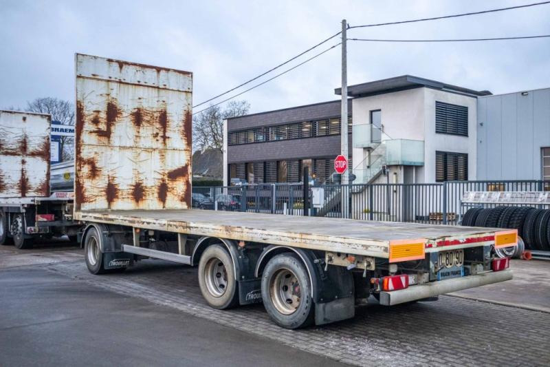 Trouillet PLATEAU + 3 ASSEN DOLLY - Plato prikolica: slika 4 Trouillet PLATEAU + 3 ASSEN DOLLY - Plato prikolica: slika 4