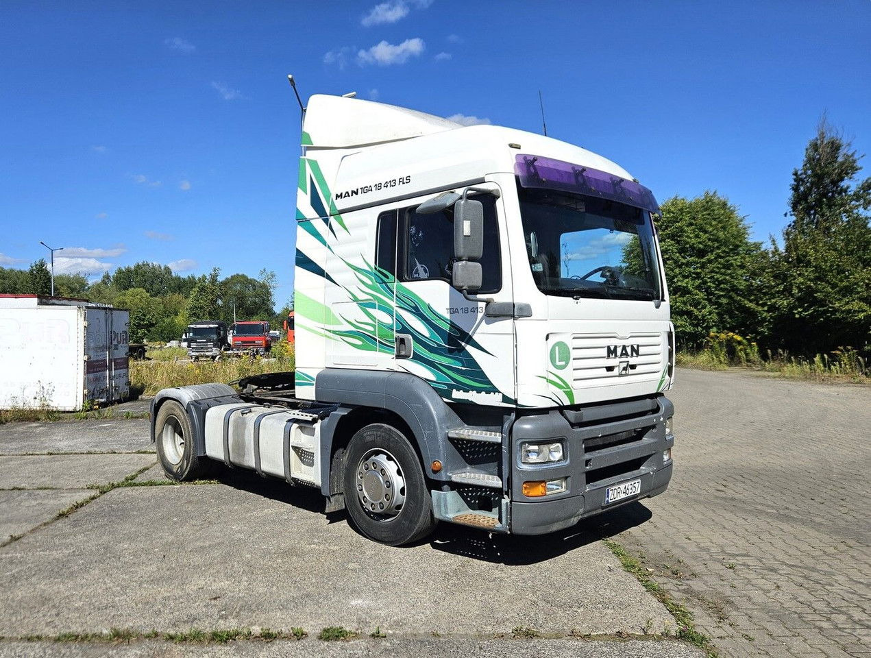 MAN 18.413 FLS - Manual pump and injectors, Intarder, Airco - Tegljač: slika 2 MAN 18.413 FLS - Manual pump and injectors, Intarder, Airco - Tegljač: slika 2