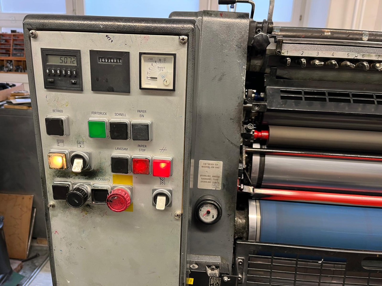 HEIDELBERG GTO 52-1 - Ofset mašina: slika 3 HEIDELBERG GTO 52-1 - Ofset mašina: slika 3