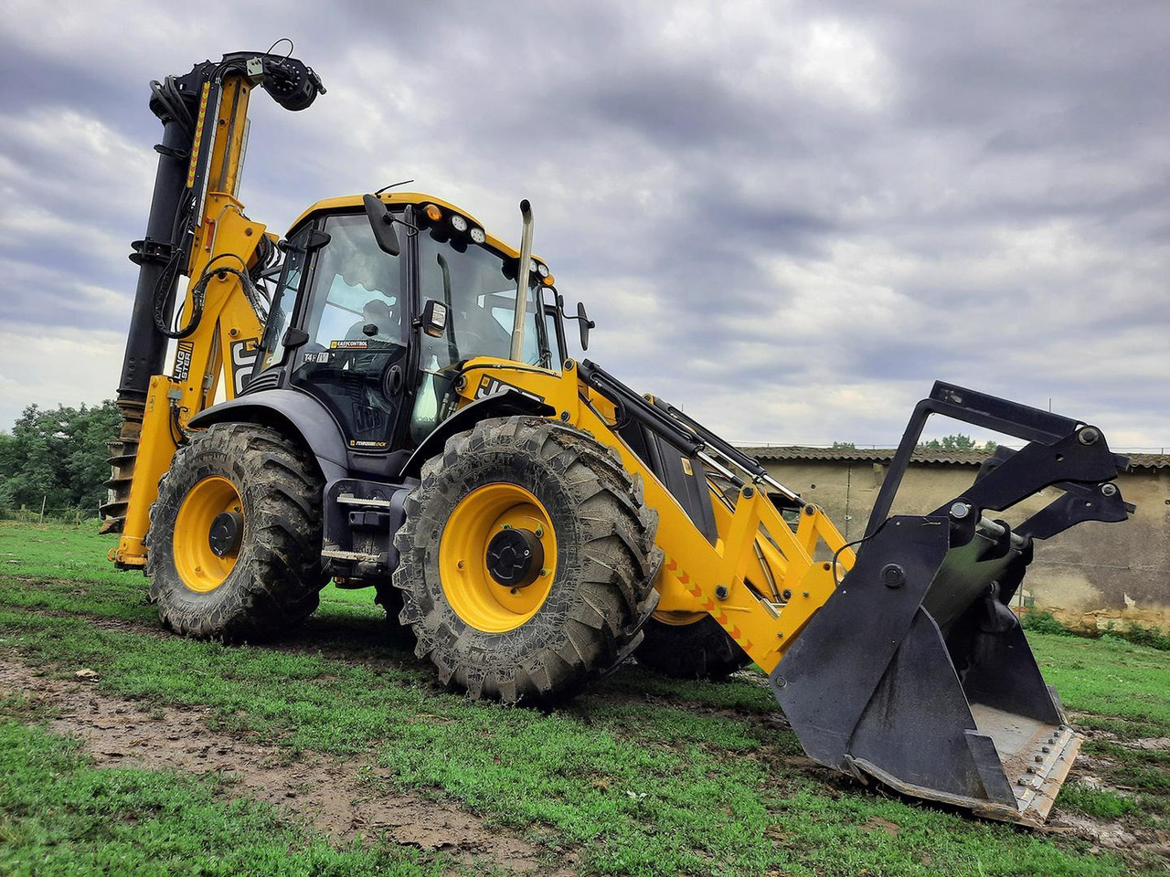 Bager utovarivač JCB 4CX, Vrtná súprava, Traktobager: slika 15 Bager utovarivač JCB 4CX, Vrtná súprava, Traktobager: slika 15