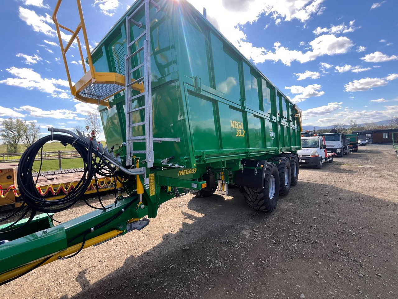 ZDT SK33.2, nadstavba, skápací náves - Poluprikolica istovarivača: slika 2 ZDT SK33.2, nadstavba, skápací náves - Poluprikolica istovarivača: slika 2