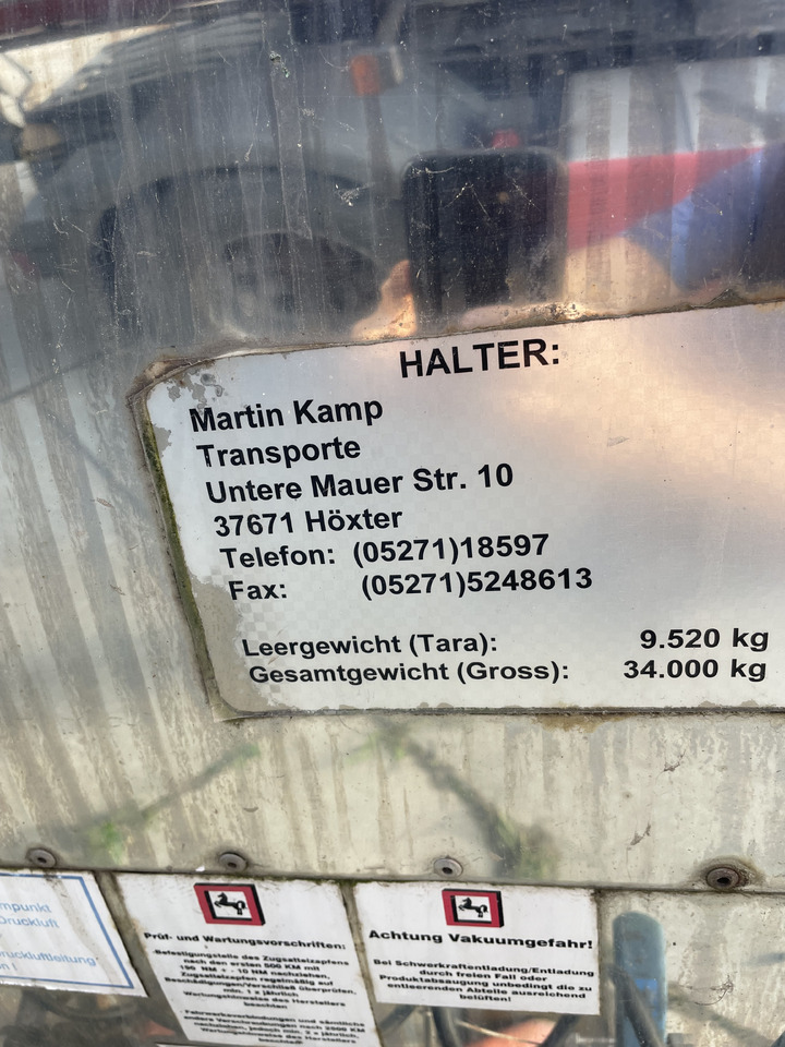 Klaeser TSA 55 C - Poluprikolica cisterna: slika 5 Klaeser TSA 55 C - Poluprikolica cisterna: slika 5