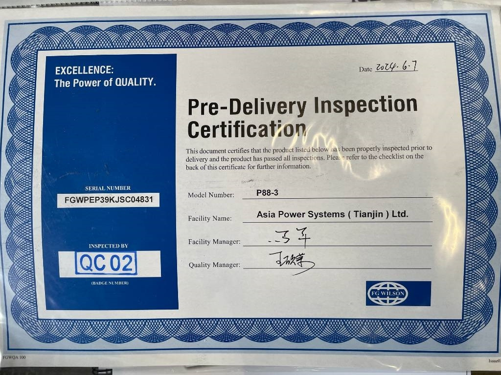 Set generatora novi FG Wilson P88-3 - 88 kVA Genset - DPX-16007: slika 24 Set generatora novi FG Wilson P88-3 - 88 kVA Genset - DPX-16007: slika 24