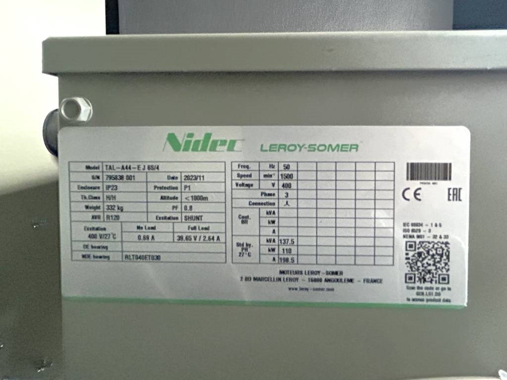 Set generatora novi Iveco NEF45TM3 - 132 kVA Generator - DPX-19792: slika 15