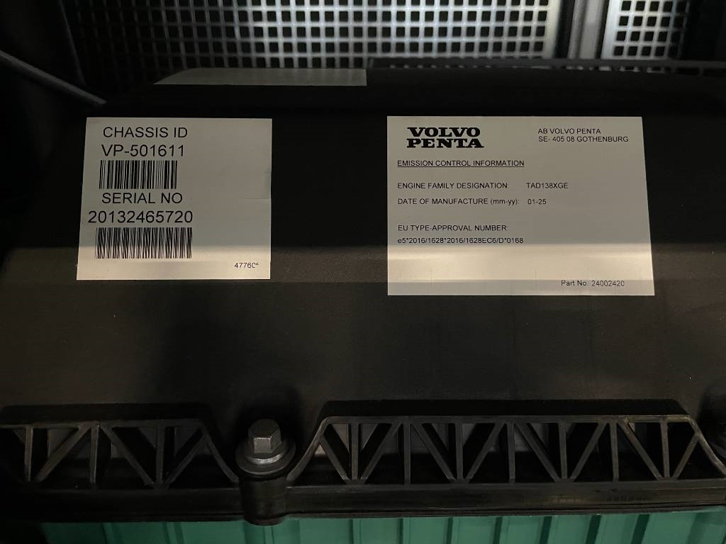 Set generatora novi Volvo TAD1382GE - 430 kVA Stage V Generator - DPX-19032: slika 24