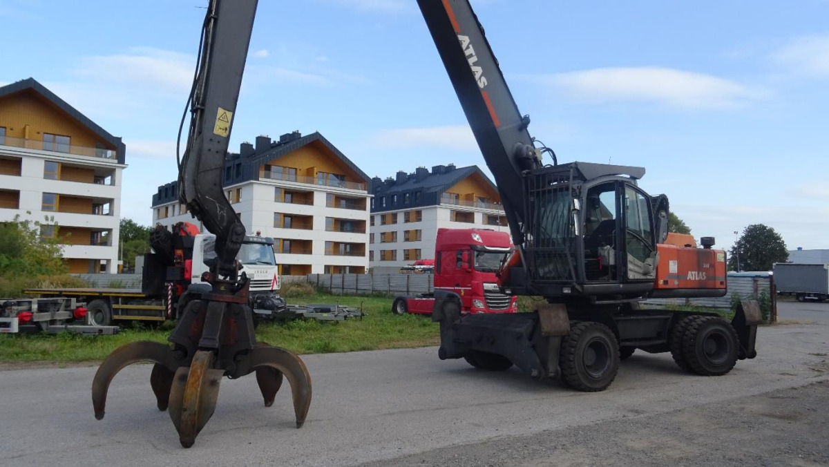 Maszyna przeładunkowa ATLAS 350MH - 2013/2018 - 166kW - 15,9m zasięgu - Bager za obradu otpada/ Industrije: slika 1 Maszyna przeładunkowa ATLAS 350MH - 2013/2018 - 166kW - 15,9m zasięgu - Bager za obradu otpada/ Industrije: slika 1