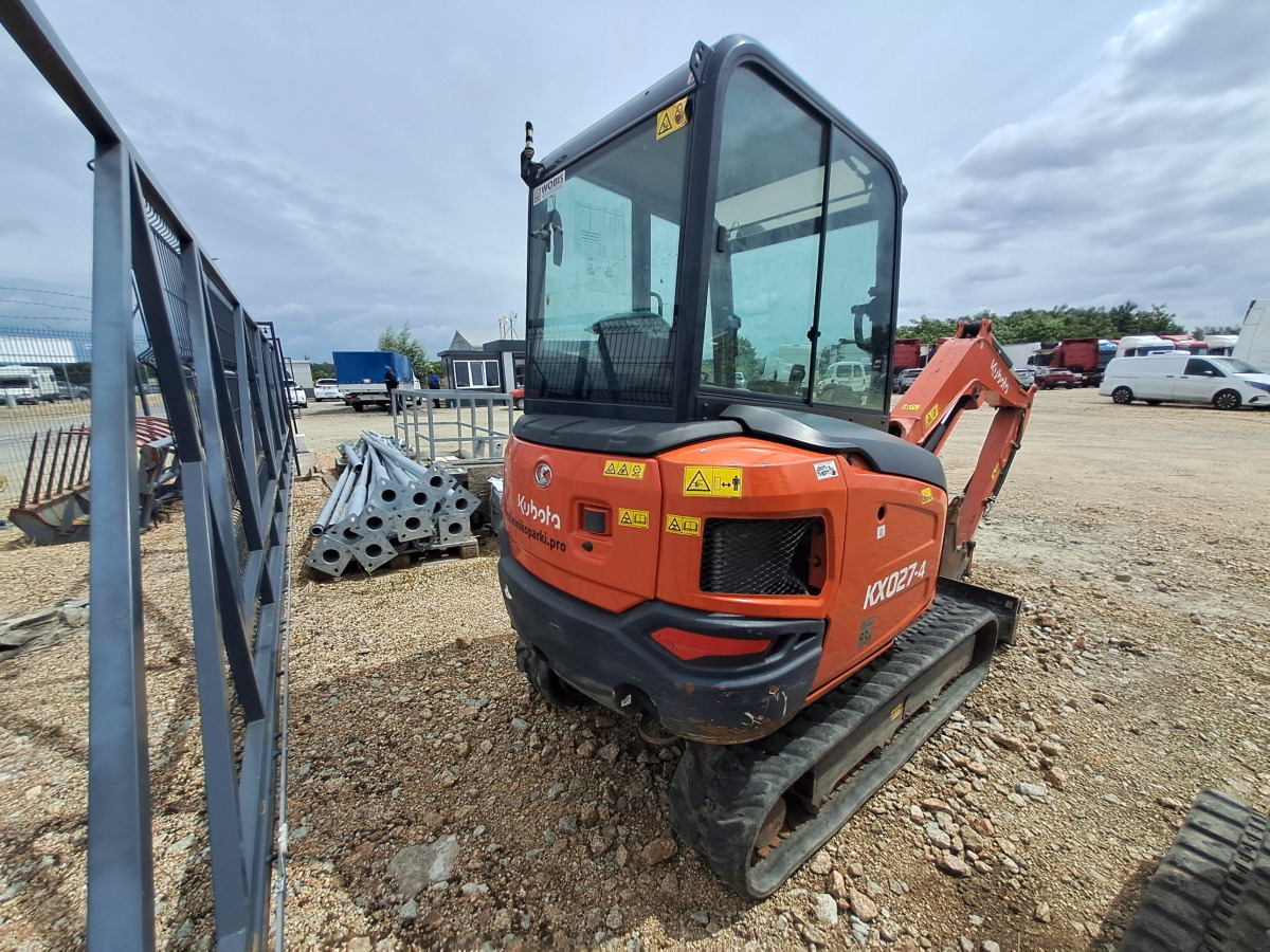 Minikoparka – KUBOTA KX027-4 – 2022 – 17,5 kW – szybkozłącze - Mini bager: slika 3 Minikoparka – KUBOTA KX027-4 – 2022 – 17,5 kW – szybkozłącze - Mini bager: slika 3