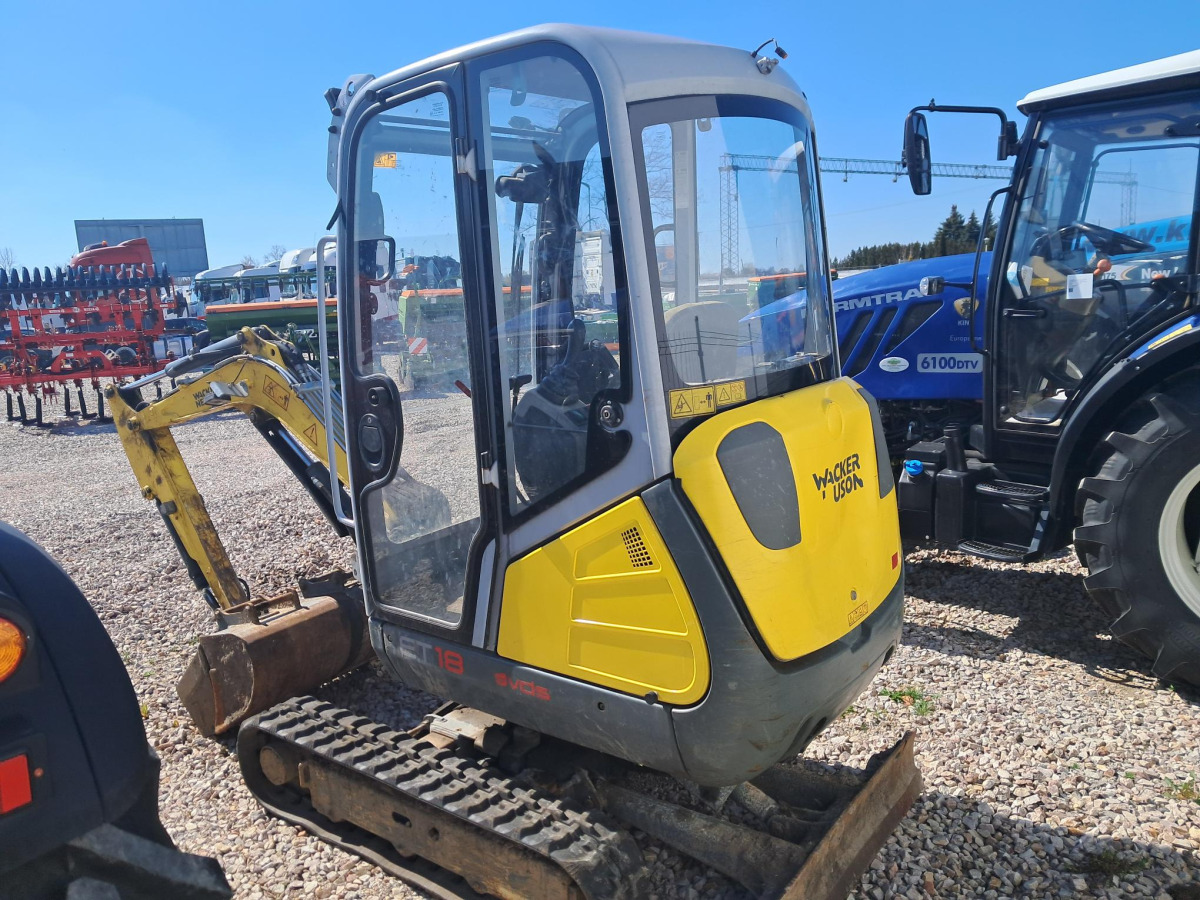 Minikoparka gąsienicowa WACKER NEUSON ET18 - 2021 - 1597 mth - 3 łyżki - Mini bager: slika 3 Minikoparka gąsienicowa WACKER NEUSON ET18 - 2021 - 1597 mth - 3 łyżki - Mini bager: slika 3