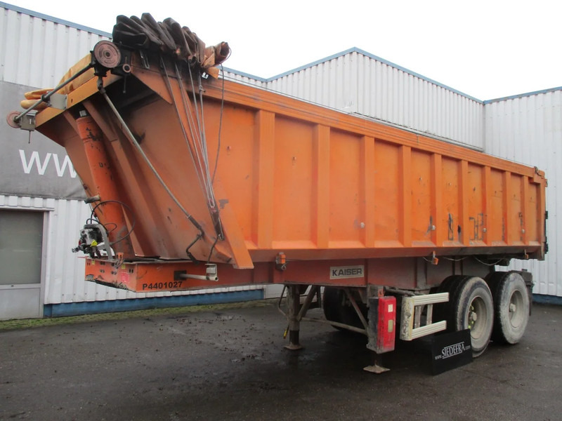 Kaiser 2 axle , steel tipper trailer , spring suspension , drum brakes - Poluprikolica istovarivača: slika 1 Kaiser 2 axle , steel tipper trailer , spring suspension , drum brakes - Poluprikolica istovarivača: slika 1