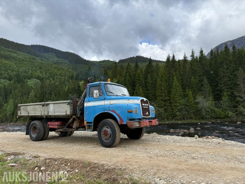 1973 Kranbil - MAN 8.168 HA, 4x4, Plan med tipp - Kamion sa dizalicom: slika 3 1973 Kranbil - MAN 8.168 HA, 4x4, Plan med tipp - Kamion sa dizalicom: slika 3