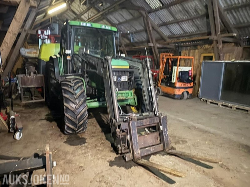 1997 John Deere 6300 med frontlaster - Traktor: slika 3 1997 John Deere 6300 med frontlaster - Traktor: slika 3