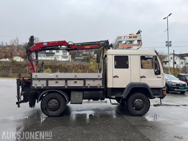 1997 MAN 8.224 LAEC 4x4 linjebil med kran og selvnivellerende mannskapskorg - Kamion sa dizalicom: slika 4 1997 MAN 8.224 LAEC 4x4 linjebil med kran og selvnivellerende mannskapskorg - Kamion sa dizalicom: slika 4