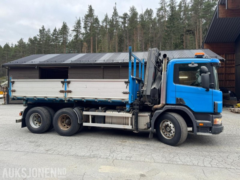 1997 Scania P124 400 kranbil med 3-veis tipp og klype - Kamion sa dizalicom: slika 5 1997 Scania P124 400 kranbil med 3-veis tipp og klype - Kamion sa dizalicom: slika 5