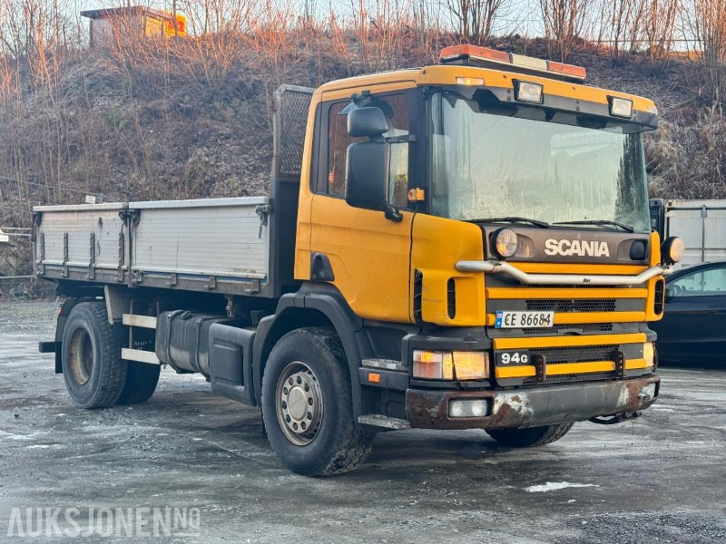 1998 Scania P-serie - 4x2 - Tippbil - Eu-godkjent til 08/26 - Km: 335523 - Istovarivač: slika 3 1998 Scania P-serie - 4x2 - Tippbil - Eu-godkjent til 08/26 - Km: 335523 - Istovarivač: slika 3