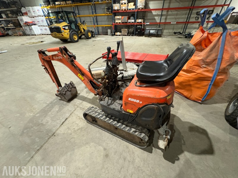 1999 Kubota K008-3 minigraver - Bager: slika 4 1999 Kubota K008-3 minigraver - Bager: slika 4