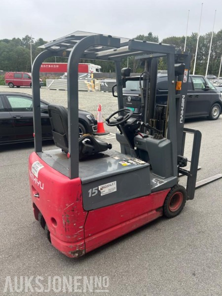 2005 Nichiyu gaffeltruck-elektrisk -Løftekapasitet 1500kg - Modell Nichiyu FB15PN-67BC-400 - 780 timer. - Teleskopski upravljač: slika 2 2005 Nichiyu gaffeltruck-elektrisk -Løftekapasitet 1500kg - Modell Nichiyu FB15PN-67BC-400 - 780 timer. - Teleskopski upravljač: slika 2
