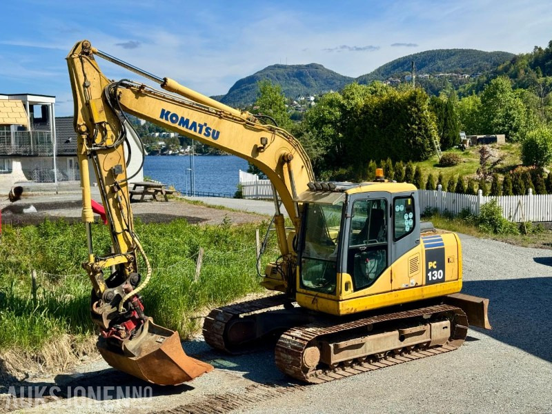 2006 Komatsu PC 130 K-7 - Gravemaskin - Tiltrotator - 3. Skuffer - Pigghammer - S60 - Timer: 9671 - Bager: slika 1 2006 Komatsu PC 130 K-7 - Gravemaskin - Tiltrotator - 3. Skuffer - Pigghammer - S60 - Timer: 9671 - Bager: slika 1
