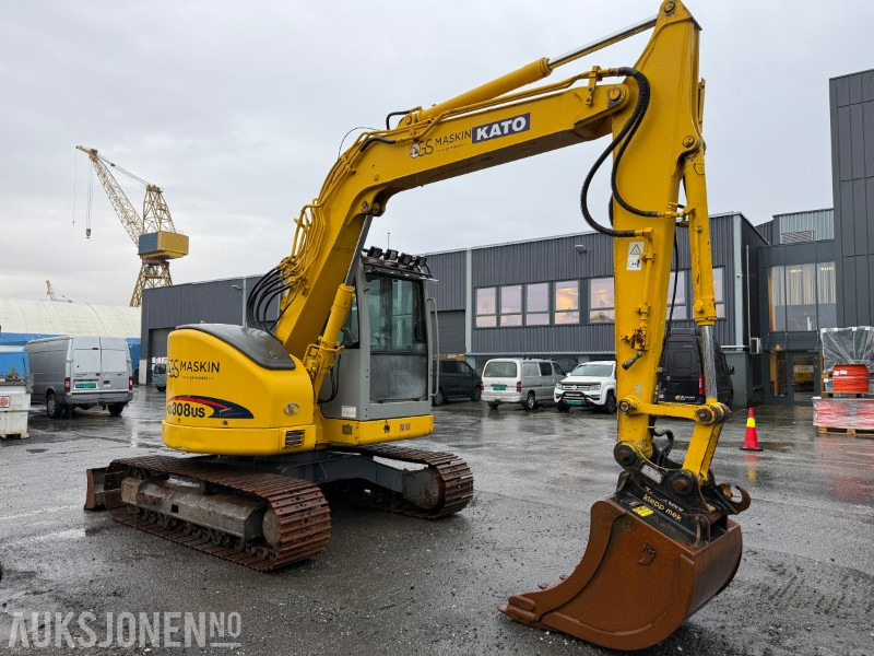 2008 Kato HD 308 US 8-tonns gravemaskin - Klepp hurtigfeste - Klepp graveskuff + pusseskuff m/tilt - 3927 timer - Bager: slika 3 2008 Kato HD 308 US 8-tonns gravemaskin - Klepp hurtigfeste - Klepp graveskuff + pusseskuff m/tilt - 3927 timer - Bager: slika 3