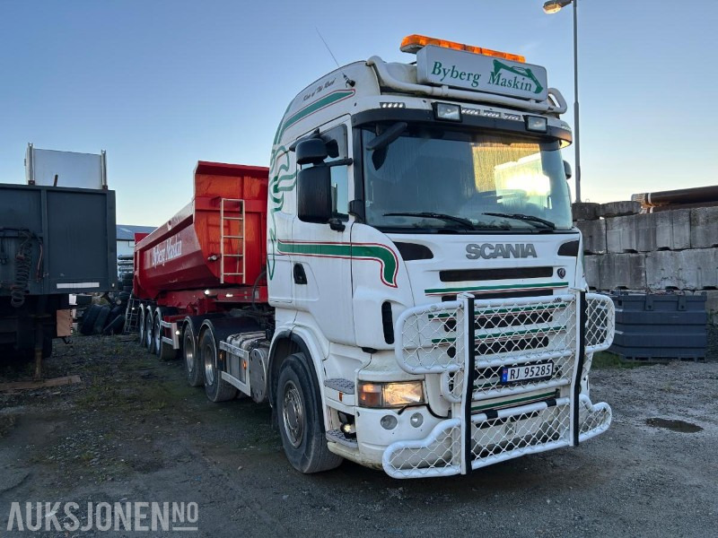 2009 Scania R560 Kombibil selges komplett Tippsemi og Maskinslep - Istovarivač: slika 5 2009 Scania R560 Kombibil selges komplett Tippsemi og Maskinslep - Istovarivač: slika 5