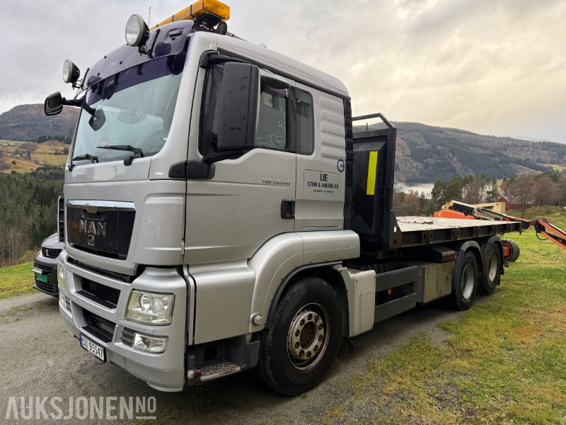 2010 MAN TGS 28.540 krokbil / krokløftbil - maskinflak + krokkasse - Kamion sa hidrauličnom kukom: slika 1 2010 MAN TGS 28.540 krokbil / krokløftbil - maskinflak + krokkasse - Kamion sa hidrauličnom kukom: slika 1