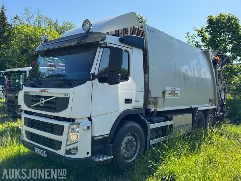 2011 Volvo FM6X2 komprimatorbil med kran / EU-godkjent - Kamion za smeće: slika 1 2011 Volvo FM6X2 komprimatorbil med kran / EU-godkjent - Kamion za smeće: slika 1