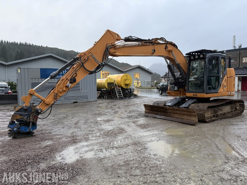 2012 Case CX 145C SR gravemaskin - SMP tiltrotator - 9266 timer Leica GPS frontskjær - pusseskuff - graveskuff - Bager: slika 1 2012 Case CX 145C SR gravemaskin - SMP tiltrotator - 9266 timer Leica GPS frontskjær - pusseskuff - graveskuff - Bager: slika 1