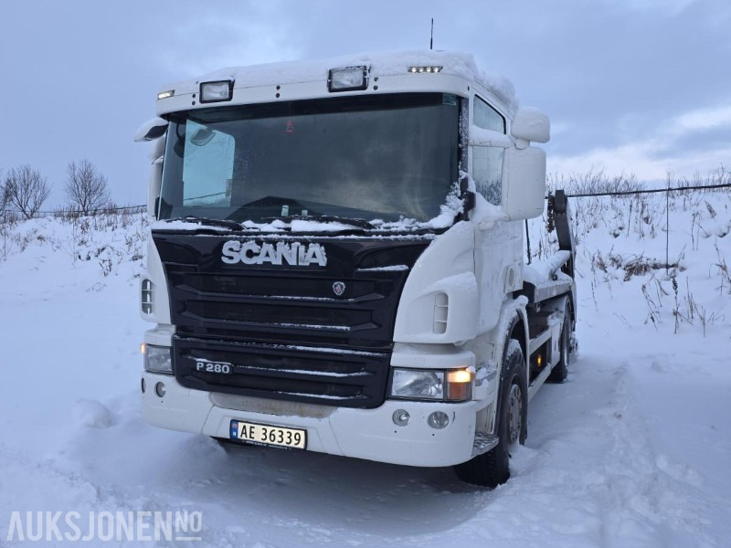 2012 Scania P280 - Liftdumper - 248 000km - Kamion za utovaranje kontejnera: slika 1 2012 Scania P280 - Liftdumper - 248 000km - Kamion za utovaranje kontejnera: slika 1
