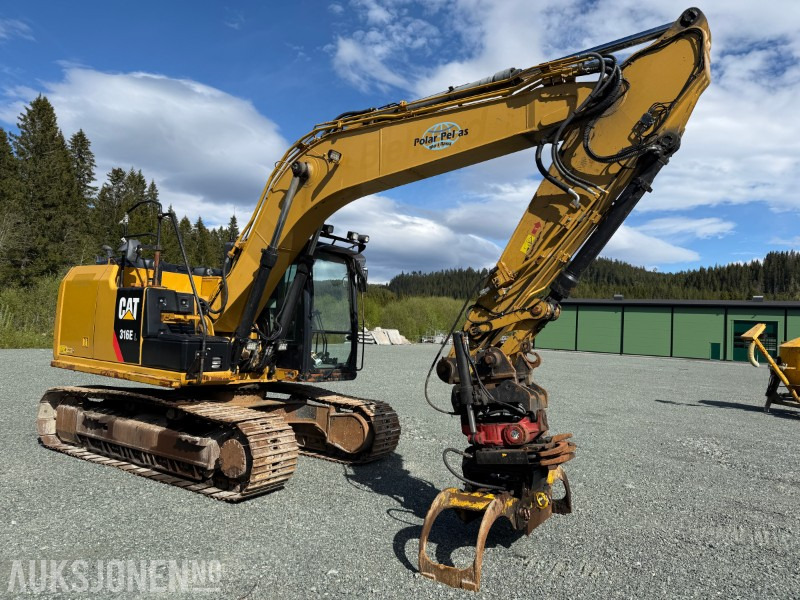 2013 Caterpillar 316E beltegraver – 2013-modell med rotortilt og sorteringsklo - Bager: slika 2 2013 Caterpillar 316E beltegraver – 2013-modell med rotortilt og sorteringsklo - Bager: slika 2