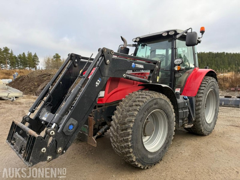 2013 Massey Ferguson 7616 Dyna-6 med Trima +5.1P frontlaster - Traktor: slika 1 2013 Massey Ferguson 7616 Dyna-6 med Trima +5.1P frontlaster - Traktor: slika 1