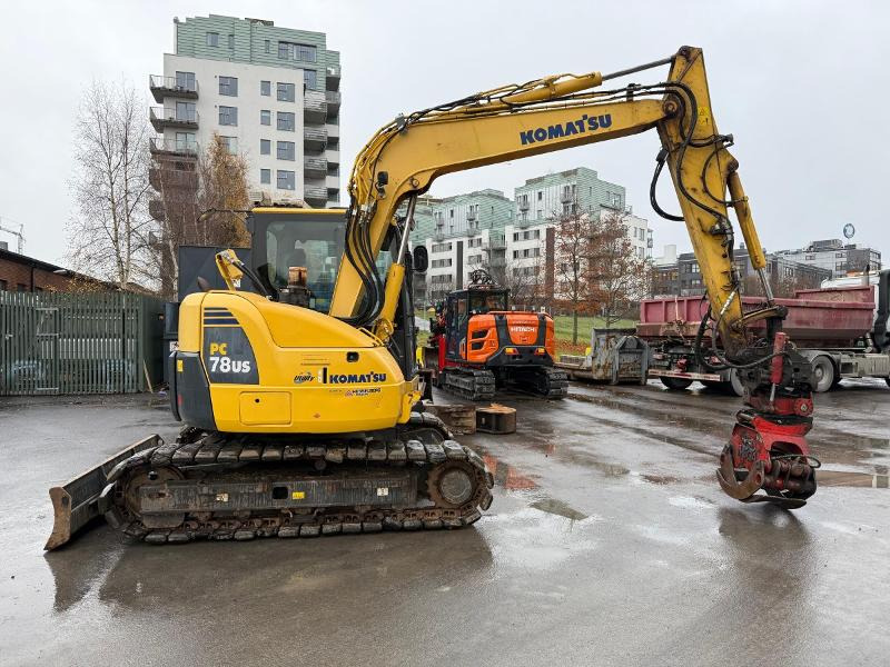 2014 Komatsu PC78-8US gravemaskin, tiltrotator, klype, flere skuffer, pigghammer, lavt timetall! - Bager: slika 4 2014 Komatsu PC78-8US gravemaskin, tiltrotator, klype, flere skuffer, pigghammer, lavt timetall! - Bager: slika 4
