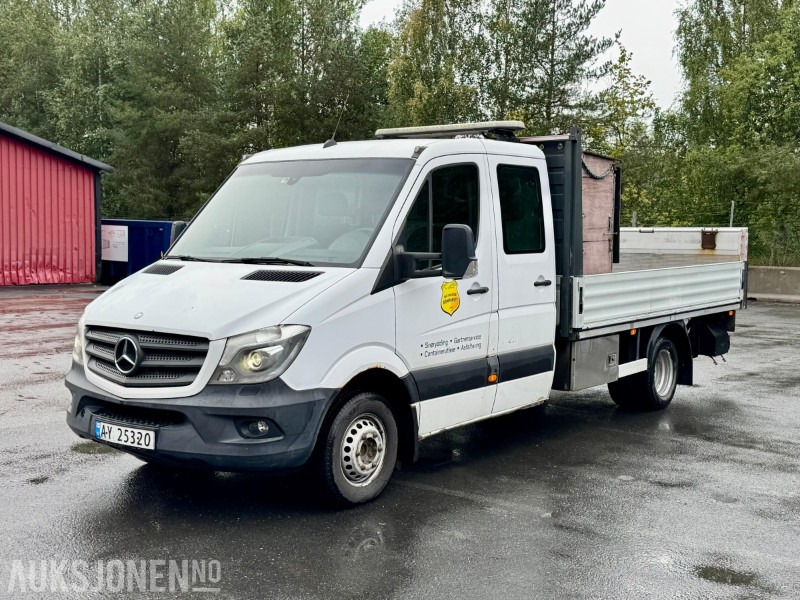 2014 Mercedes-Benz Sprinter 516 CDI planbil, 5-tonn, dobbelkabin, bakløft, lysbjelke - Kamion sa tovarnim sandukom: slika 1 2014 Mercedes-Benz Sprinter 516 CDI planbil, 5-tonn, dobbelkabin, bakløft, lysbjelke - Kamion sa tovarnim sandukom: slika 1
