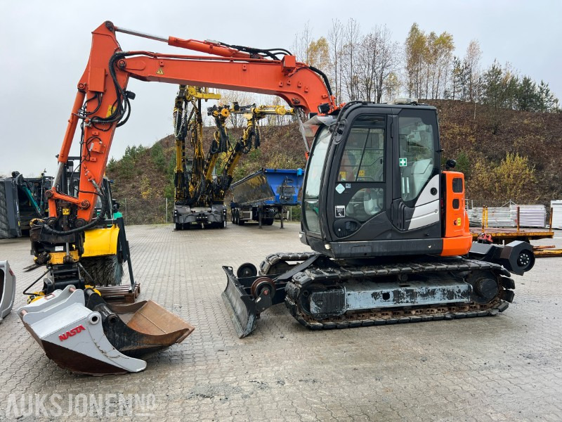 2015 Hitachi ZX-85-US-5 - Rail maskin med mye utstyr! - Bager: slika 2 2015 Hitachi ZX-85-US-5 - Rail maskin med mye utstyr! - Bager: slika 2