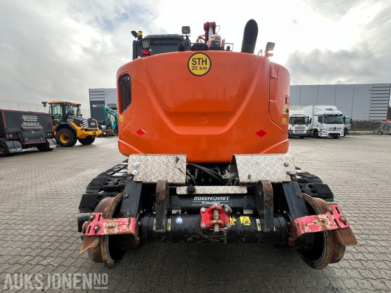 2015 Hitachi ZX135-US Rail maskin med henger, tilt, klype, 6 skuffer, klype - Bager: slika 4 2015 Hitachi ZX135-US Rail maskin med henger, tilt, klype, 6 skuffer, klype - Bager: slika 4