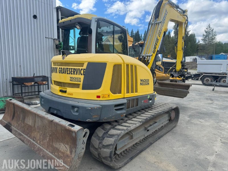 2016 Wacker Neuson ET 90 GRAVEMASKIN MED ROTOTILT, SENTRALSMØRING OG 3 SKUFFER - Bager: slika 3 2016 Wacker Neuson ET 90 GRAVEMASKIN MED ROTOTILT, SENTRALSMØRING OG 3 SKUFFER - Bager: slika 3