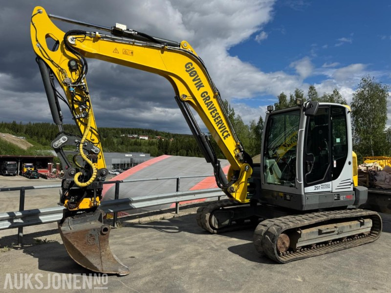 2016 Wacker Neuson ET 90 GRAVEMASKIN MED ROTOTILT, SENTRALSMØRING OG 3 SKUFFER - Bager: slika 1 2016 Wacker Neuson ET 90 GRAVEMASKIN MED ROTOTILT, SENTRALSMØRING OG 3 SKUFFER - Bager: slika 1